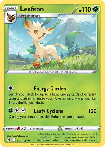 Leafeon (013/189) [Sword & Shield: Astral Radiance] - The Mythic Store | 24h Order Processing