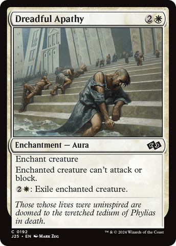 Dreadful Apathy [Foundations Jumpstart] - The Mythic Store | 24h Order Processing