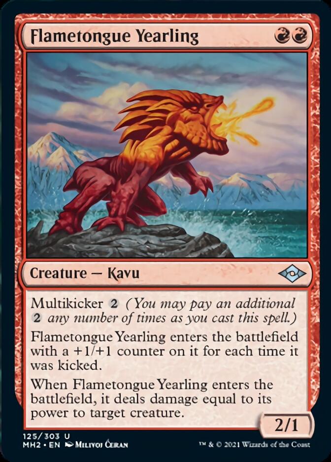 Flametongue Yearling [Modern Horizons 2] - The Mythic Store | 24h Order Processing