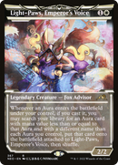 Light-Paws, Emperor's Voice (Showcase Soft Glow) [Kamigawa: Neon Dynasty] - The Mythic Store | 24h Order Processing