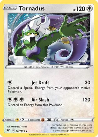 Tornadus (142/185) (Cosmos Holo) [Sword & Shield: Vivid Voltage] - The Mythic Store | 24h Order Processing