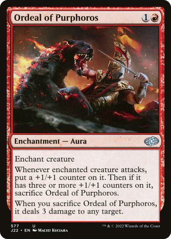 Ordeal of Purphoros [Jumpstart 2022] - The Mythic Store | 24h Order Processing