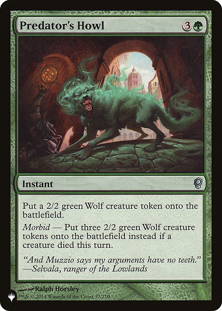 Predator's Howl [The List] - The Mythic Store | 24h Order Processing