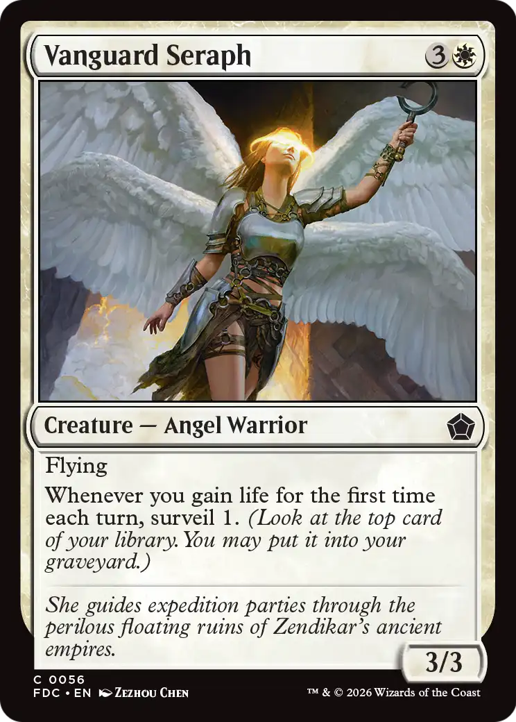 Vanguard Seraph [Foundations Commander] - The Mythic Store | 24h Order Processing