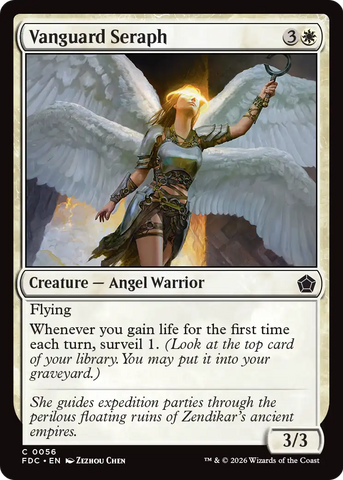 Vanguard Seraph [Foundations Commander] - The Mythic Store | 24h Order Processing