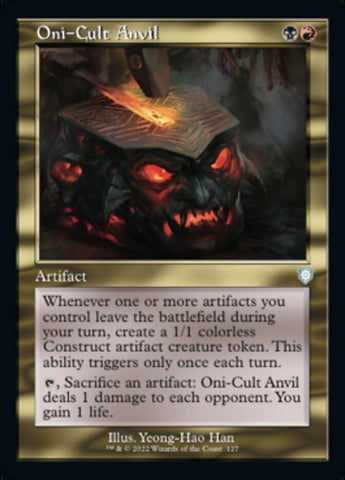 Oni-Cult Anvil (Retro) [The Brothers' War Commander] - The Mythic Store | 24h Order Processing
