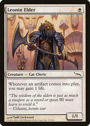 Leonin Elder [Mirrodin] - The Mythic Store | 24h Order Processing