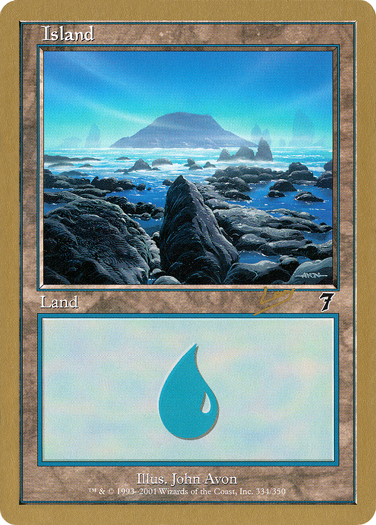 Island (rl334) (Raphael Levy) [World Championship Decks 2002] - The Mythic Store | 24h Order Processing