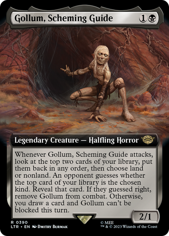 Gollum, Scheming Guide (Extended Art) [The Lord of the Rings: Tales of Middle-Earth] - The Mythic Store | 24h Order Processing