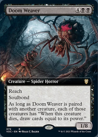 Doom Weaver (Extended Art) [Innistrad: Crimson Vow Commander] - The Mythic Store | 24h Order Processing