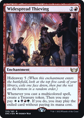 Widespread Thieving [Streets of New Capenna Prerelease Promos] - The Mythic Store | 24h Order Processing