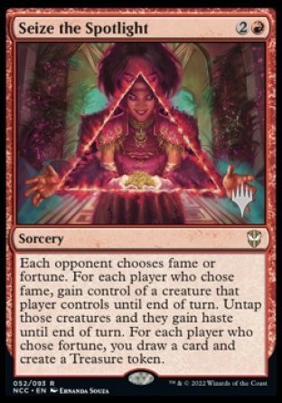 Seize the Spotlight (Promo Pack) [Streets of New Capenna Commander Promos] - The Mythic Store | 24h Order Processing