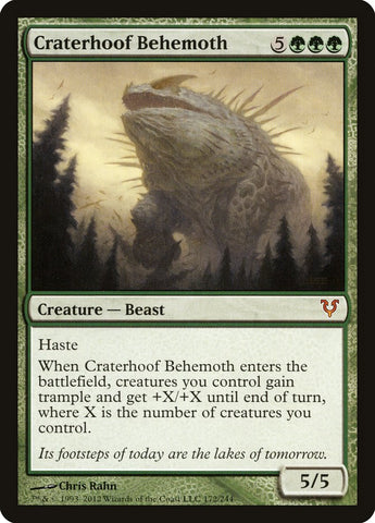 Craterhoof Behemoth [Avacyn Restored] - The Mythic Store | 24h Order Processing