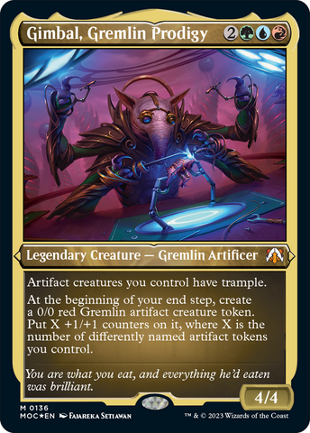 Gimbal, Gremlin Prodigy (Display Commander) [March of the Machine Commander] - The Mythic Store | 24h Order Processing