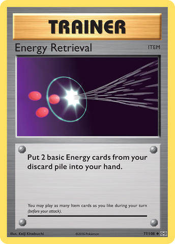 Energy Retrieval (77/108) [XY: Evolutions] - The Mythic Store | 24h Order Processing