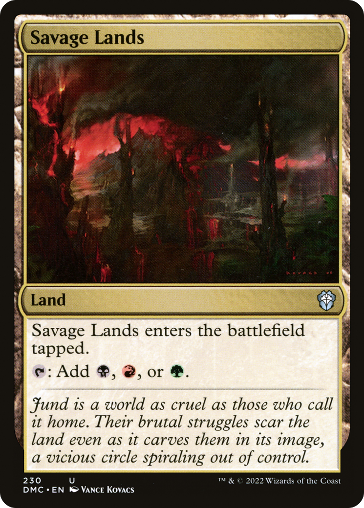 Savage Lands [Dominaria United Commander] - The Mythic Store | 24h Order Processing