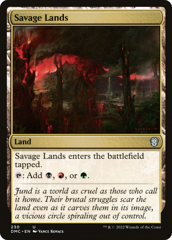 Savage Lands [Dominaria United Commander] - The Mythic Store | 24h Order Processing