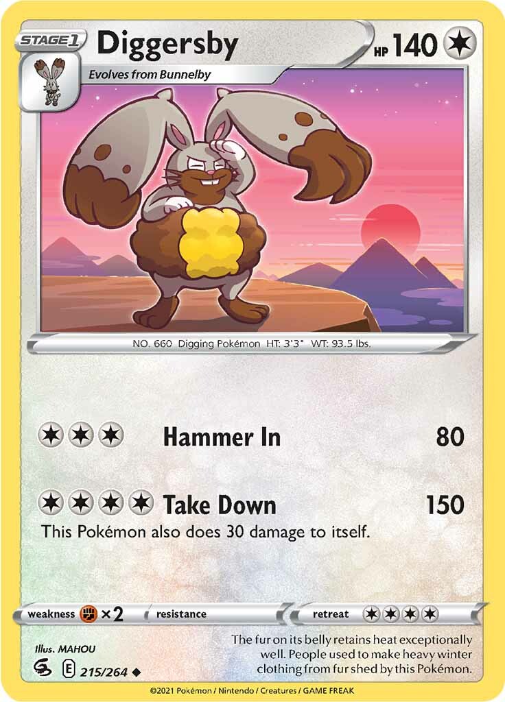 Diggersby (215/264) [Sword & Shield: Fusion Strike] - The Mythic Store | 24h Order Processing