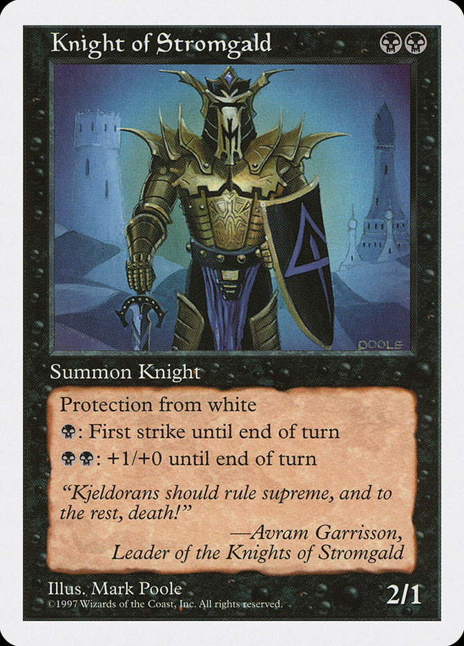Knight of Stromgald [Fifth Edition] - The Mythic Store | 24h Order Processing