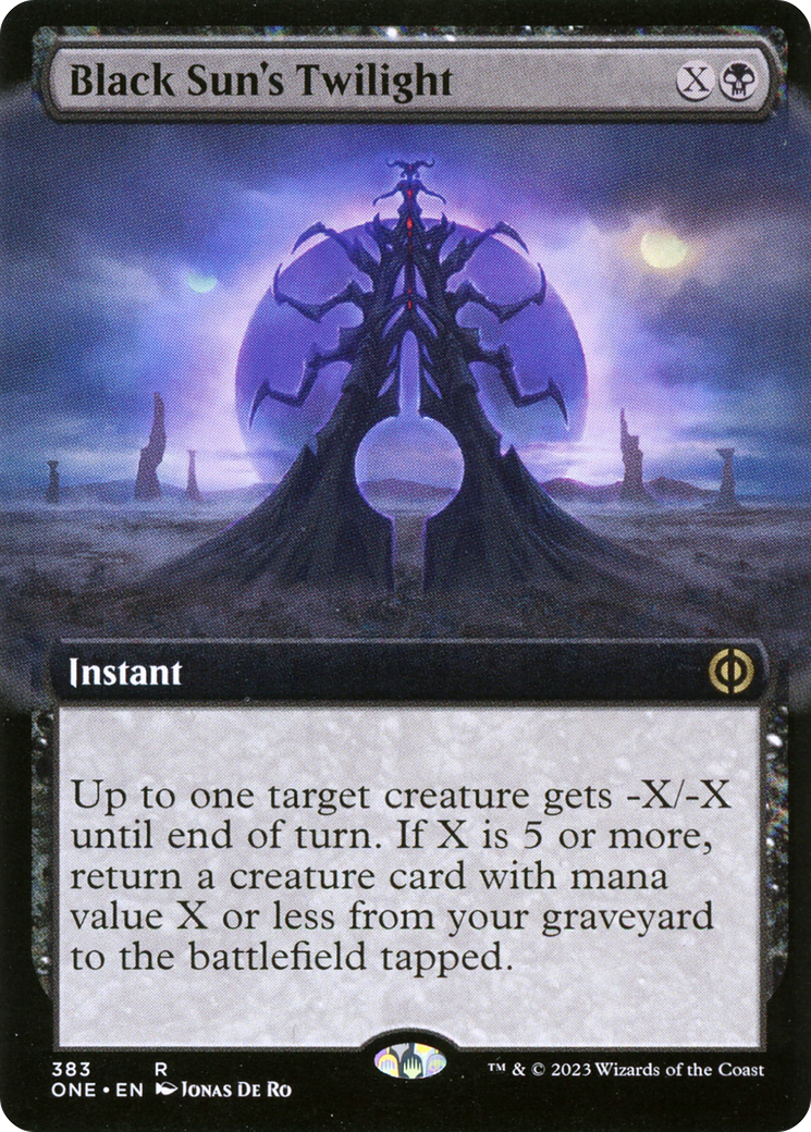 Black Sun's Twilight (Extended Art) [Phyrexia: All Will Be One] - The Mythic Store | 24h Order Processing