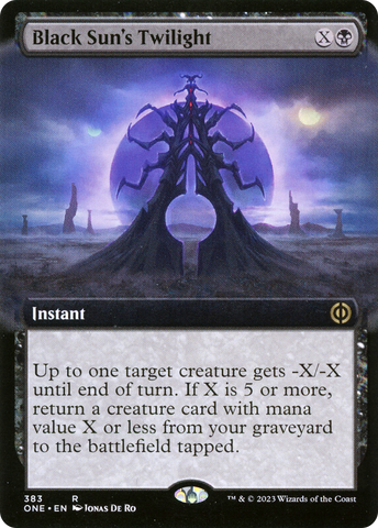 Black Sun's Twilight (Extended Art) [Phyrexia: All Will Be One] - The Mythic Store | 24h Order Processing
