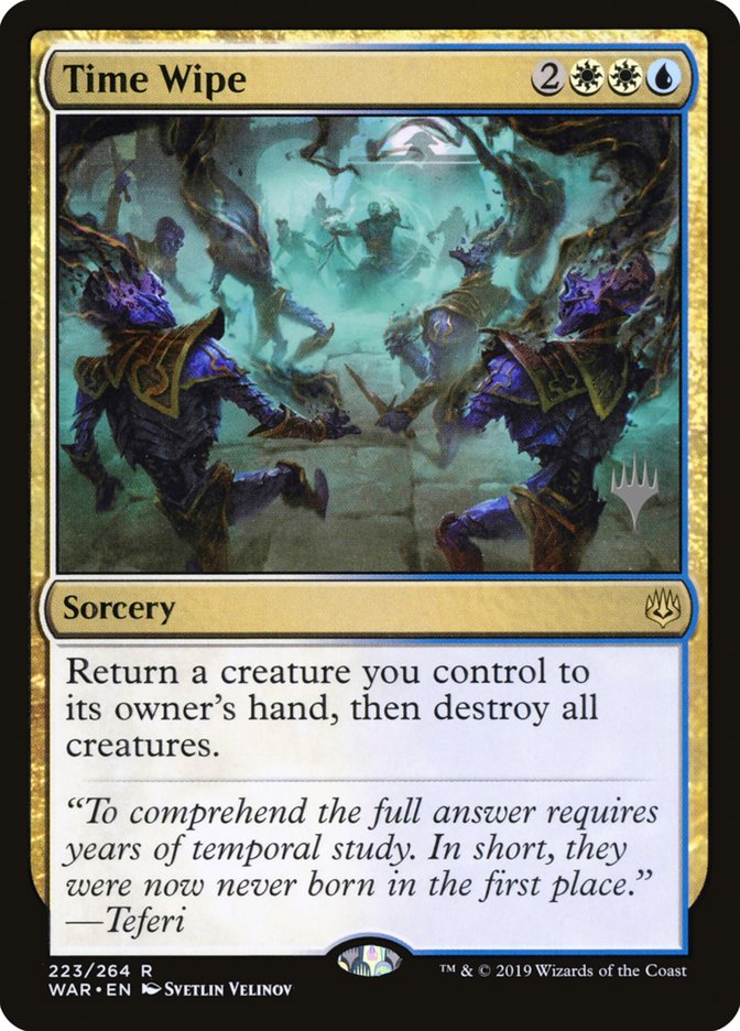 Time Wipe (Promo Pack) [War of the Spark Promos] - The Mythic Store | 24h Order Processing