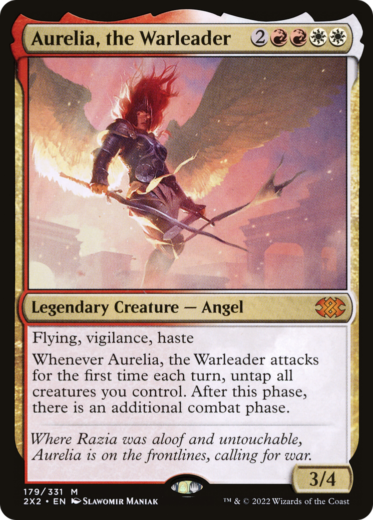 Aurelia, the Warleader [Double Masters 2022] - The Mythic Store | 24h Order Processing
