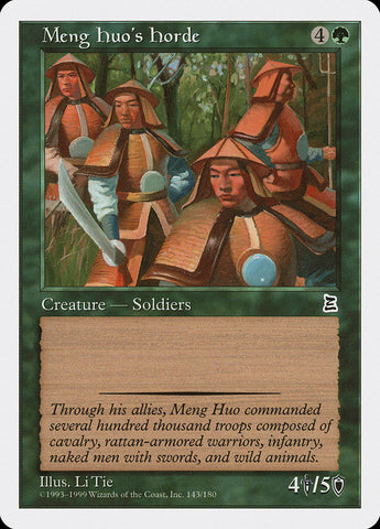 Meng Huo's Horde [Portal Three Kingdoms] - The Mythic Store | 24h Order Processing