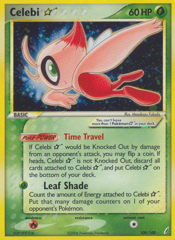 Celebi Star (100/100) [EX: Crystal Guardians] - The Mythic Store | 24h Order Processing