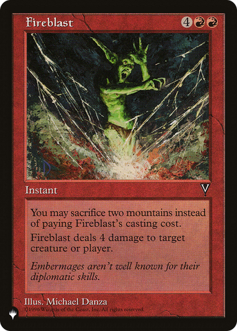 Fireblast [The List] - The Mythic Store | 24h Order Processing