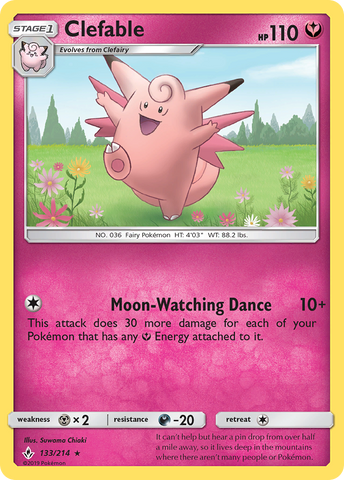 Clefable (133/214) [Sun & Moon: Unbroken Bonds] - The Mythic Store | 24h Order Processing