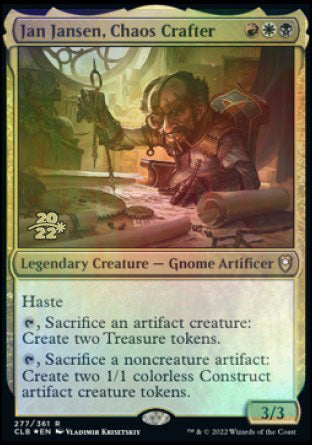 Jan Jansen, Chaos Crafter [Commander Legends: Battle for Baldur's Gate Prerelease Promos] - The Mythic Store | 24h Order Processing