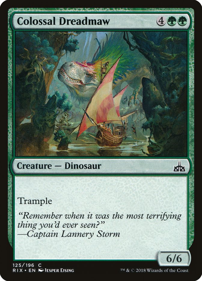 Colossal Dreadmaw [Rivals of Ixalan] - The Mythic Store | 24h Order Processing