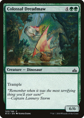Colossal Dreadmaw [Rivals of Ixalan] - The Mythic Store | 24h Order Processing