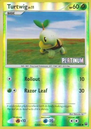 Turtwig (77/100) [Burger King Promos: 2009 Collection] - The Mythic Store | 24h Order Processing