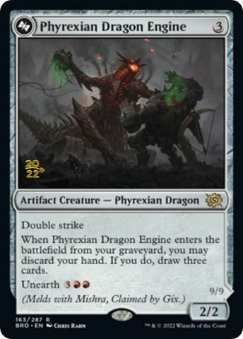 Phyrexian Dragon Engine [The Brothers' War Prerelease Promos] - The Mythic Store | 24h Order Processing