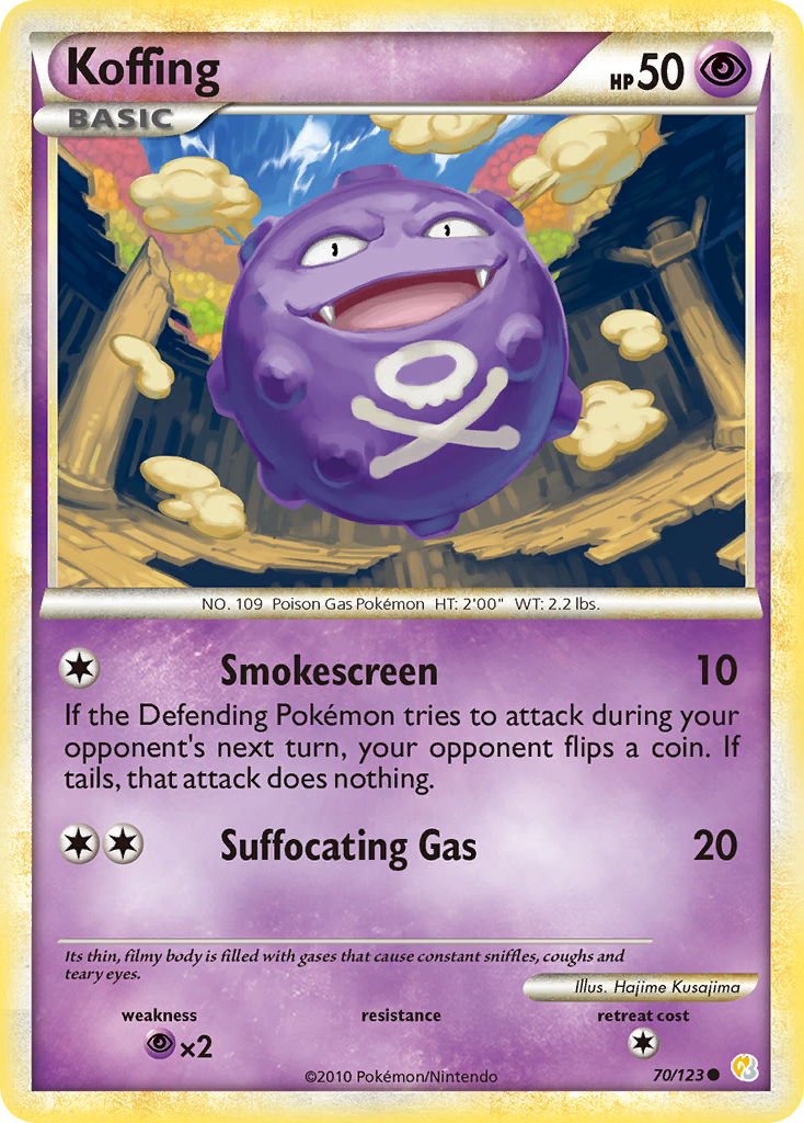Koffing (70/123) [HeartGold & SoulSilver: Base Set] - The Mythic Store | 24h Order Processing