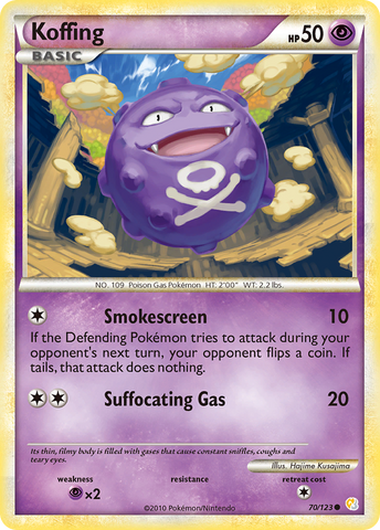 Koffing (70/123) [HeartGold & SoulSilver: Base Set] - The Mythic Store | 24h Order Processing