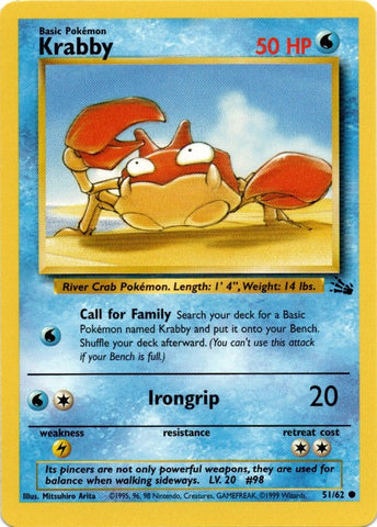 Krabby (51/62) [Fossil Unlimited] - The Mythic Store | 24h Order Processing