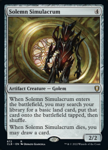 Solemn Simulacrum [Commander Legends: Battle for Baldur's Gate] - The Mythic Store | 24h Order Processing