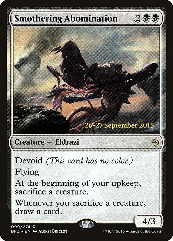 Smothering Abomination [Battle for Zendikar Prerelease Promos] - The Mythic Store | 24h Order Processing