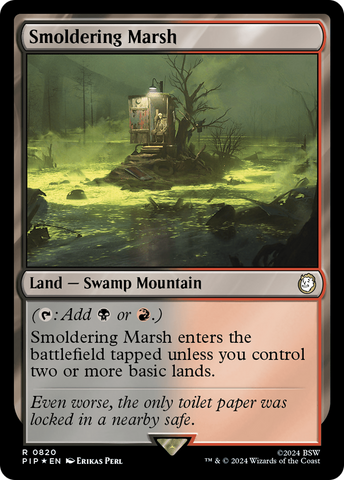 Smoldering Marsh (Surge Foil) [Fallout] - The Mythic Store | 24h Order Processing