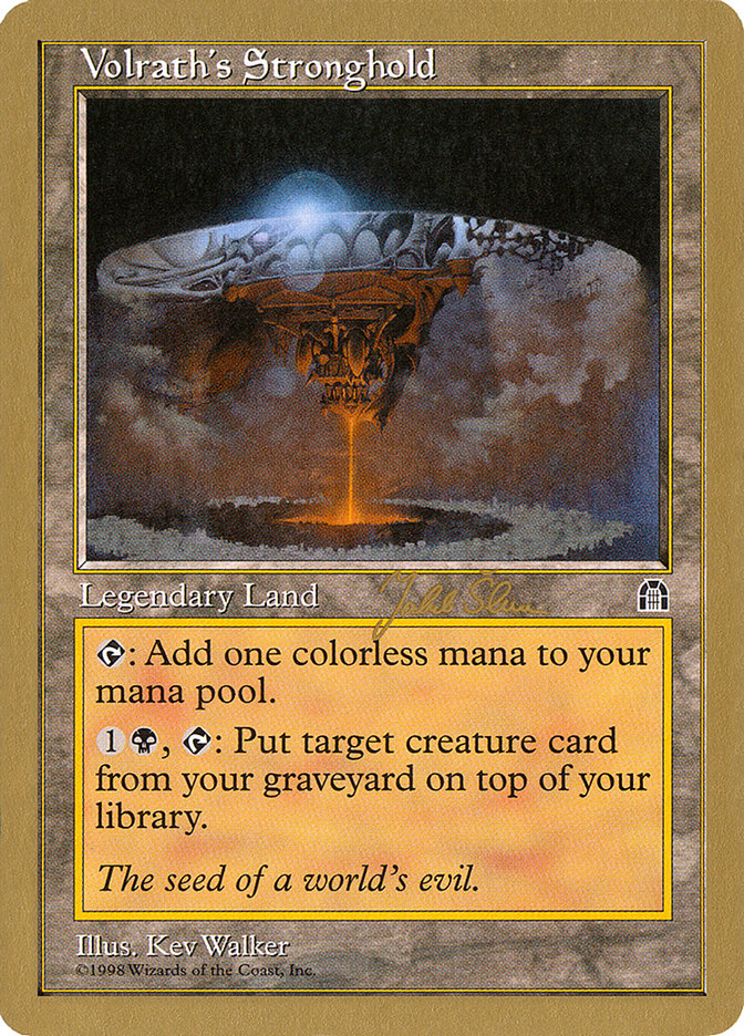 Volrath's Stronghold (Jakub Slemr) [World Championship Decks 1999] - The Mythic Store | 24h Order Processing