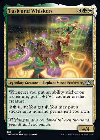 Tusk and Whiskers (Galaxy Foil) [Unfinity] - The Mythic Store | 24h Order Processing