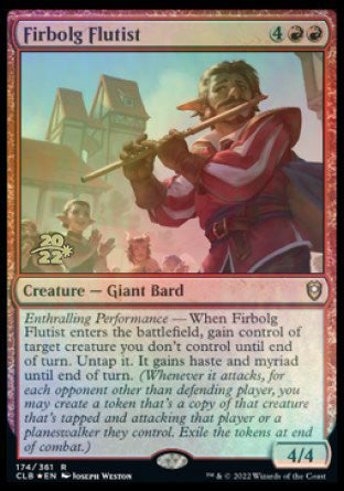 Firbolg Flutist [Commander Legends: Battle for Baldur's Gate Prerelease Promos] - The Mythic Store | 24h Order Processing