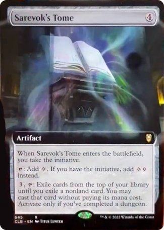 Sarevok's Tome (Extended Art) [Commander Legends: Battle for Baldur's Gate] - The Mythic Store | 24h Order Processing