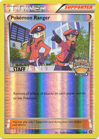 Pokemon Ranger (104/114) (Regional Championship Promo Staff) [XY: Steam Siege] - The Mythic Store | 24h Order Processing