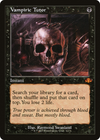 Vampiric Tutor (Retro) [Dominaria Remastered] - The Mythic Store | 24h Order Processing