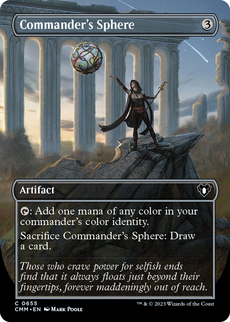 Commander's Sphere (Borderless Alternate Art) [Commander Masters] - The Mythic Store | 24h Order Processing