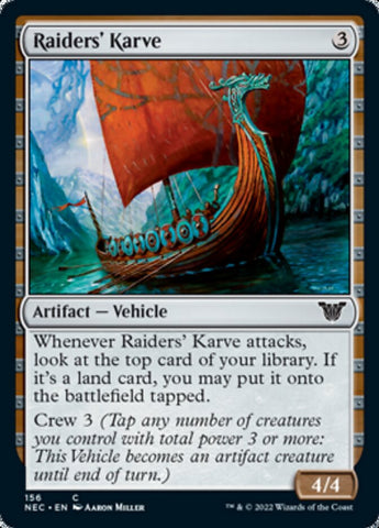 Raiders' Karve [Kamigawa: Neon Dynasty Commander] - The Mythic Store | 24h Order Processing